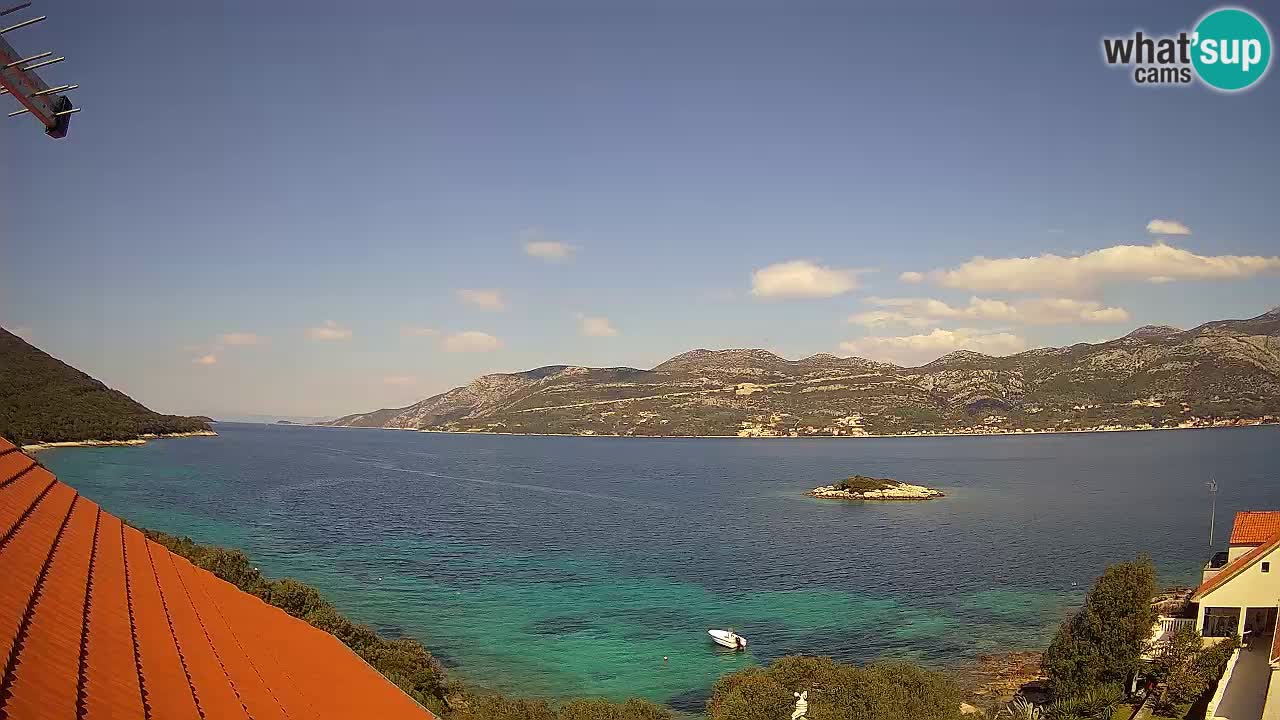 Korčula webcam en direct – Tri Žala Pelješac