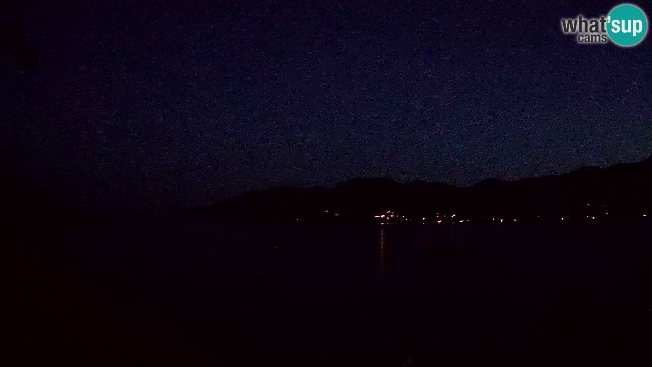 Korčula live webcam – Tri Žala panorama verso Pelješac