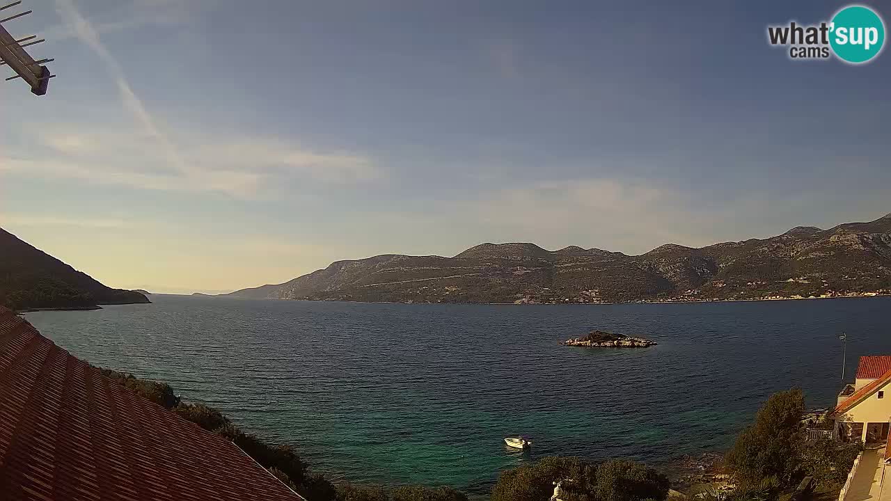 Korčula webcam en direct – Tri Žala Pelješac