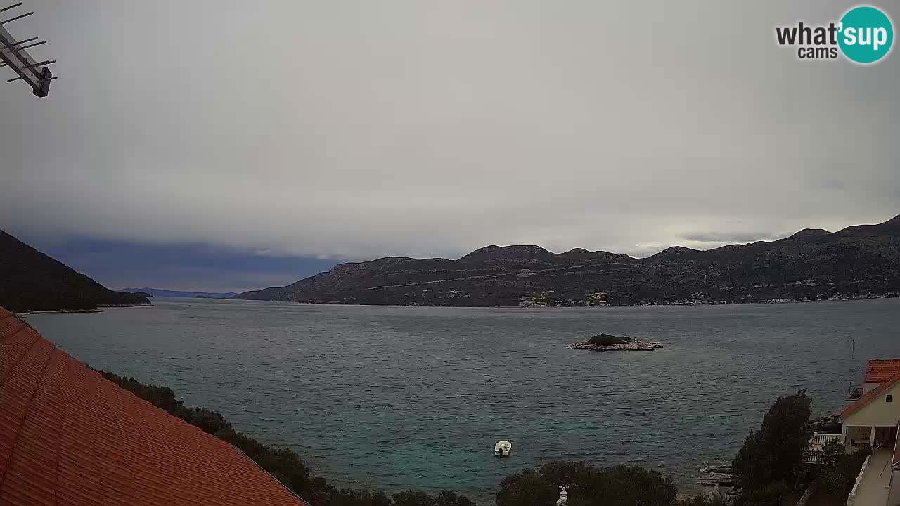 Live Korčula webcam – Tri Žala