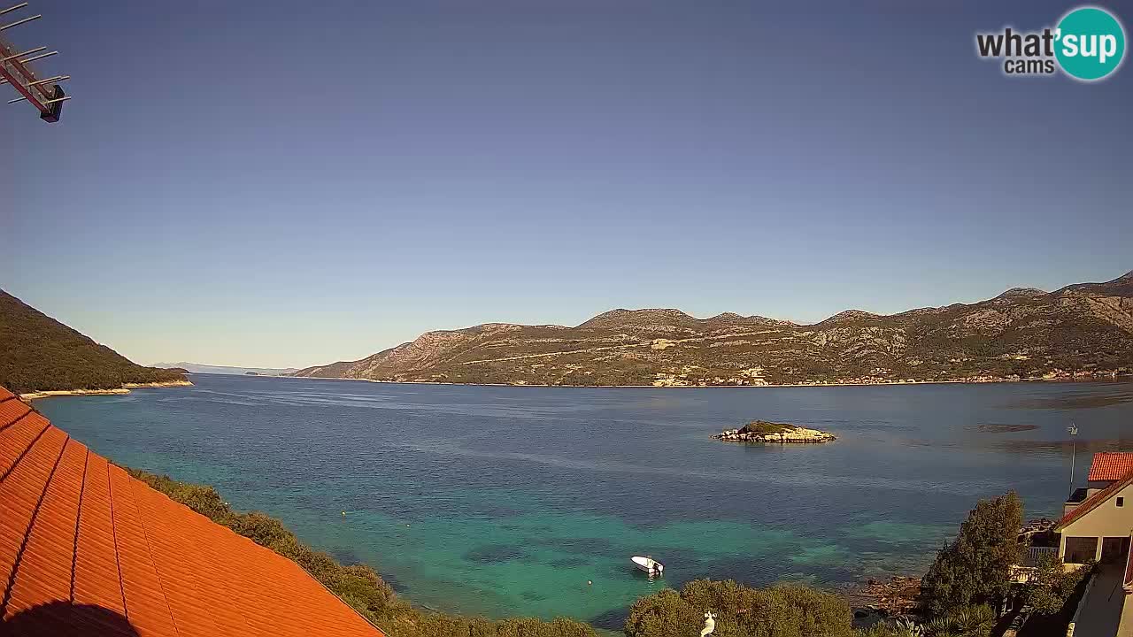 Live-Webcam Korčula Tri Žala – Pelješac
