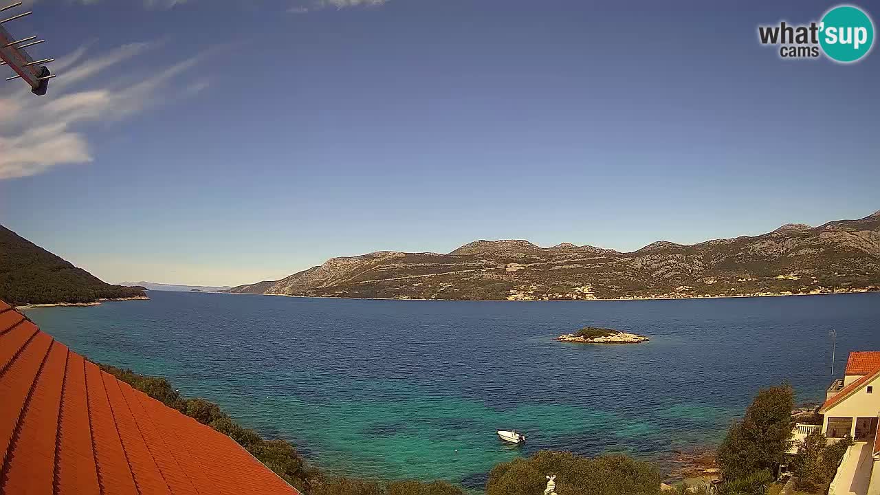 Live-Webcam Korčula Tri Žala – Pelješac