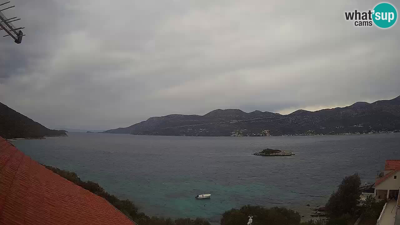 Live Korčula webcam – Tri Žala