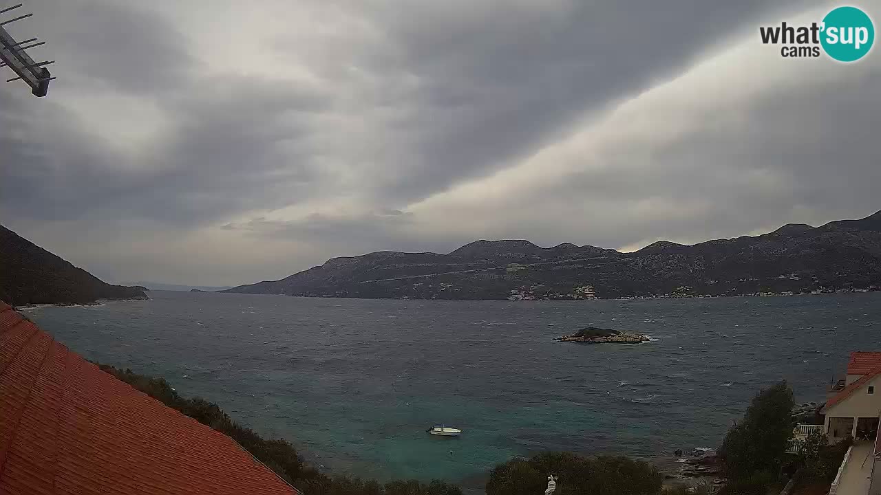 Live Korčula webcam – Tri Žala