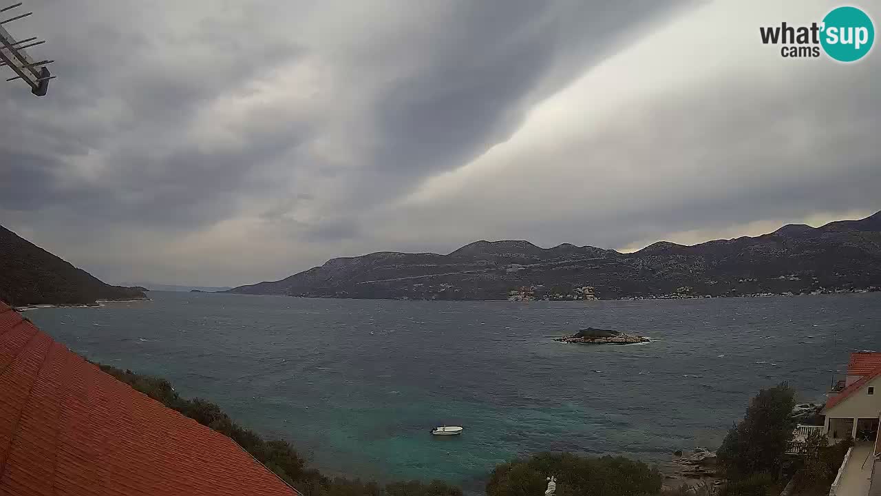 Korčula webcam en direct – Tri Žala Pelješac