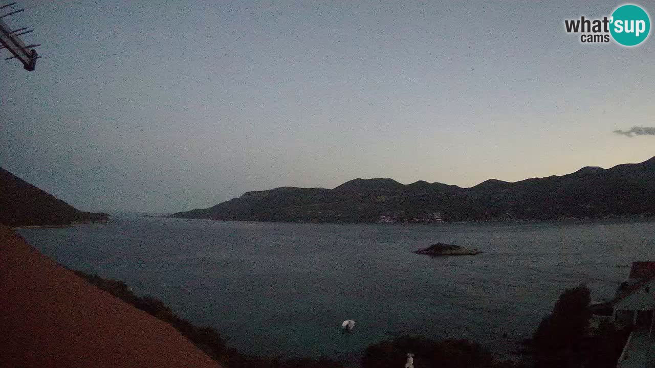 Live Korčula webcam – Tri Žala