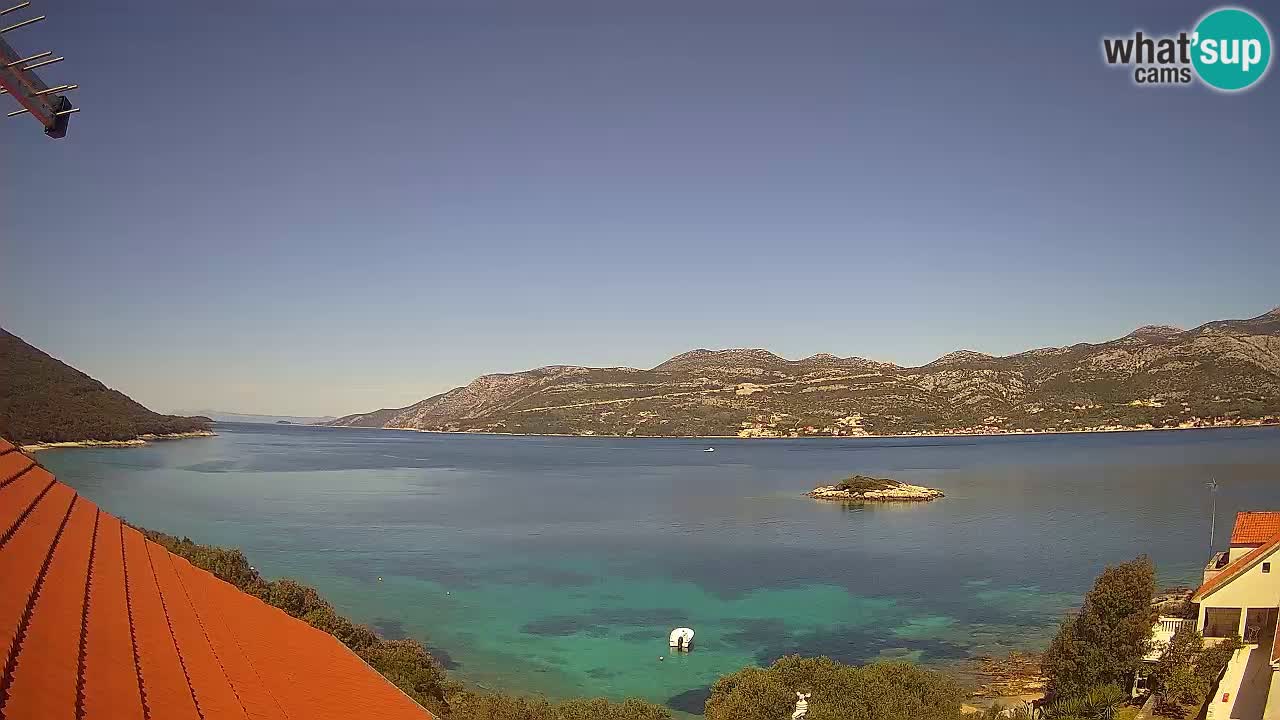 Live Korčula webcam – Tri Žala