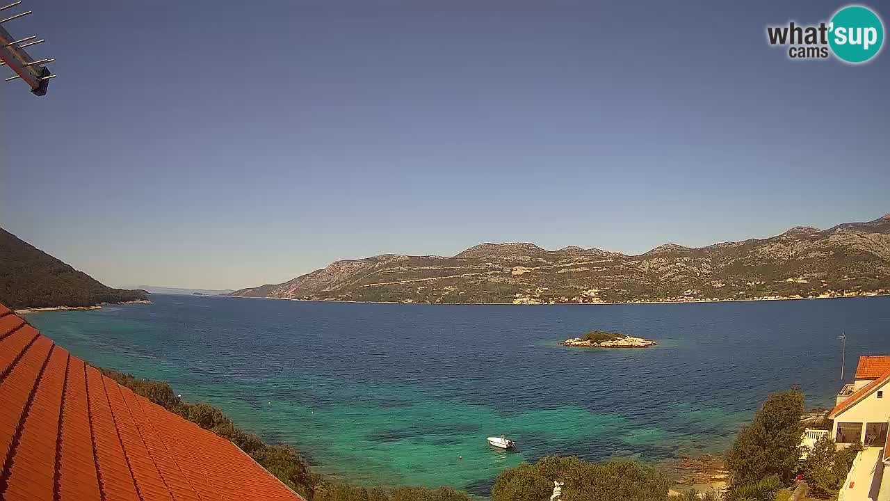 Korčula webcam en direct – Tri Žala Pelješac