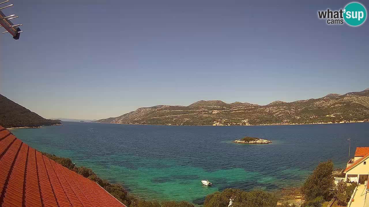Live-Webcam Korčula Tri Žala – Pelješac