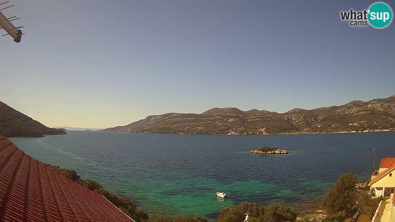 Live Korčula webcam – Tri Žala