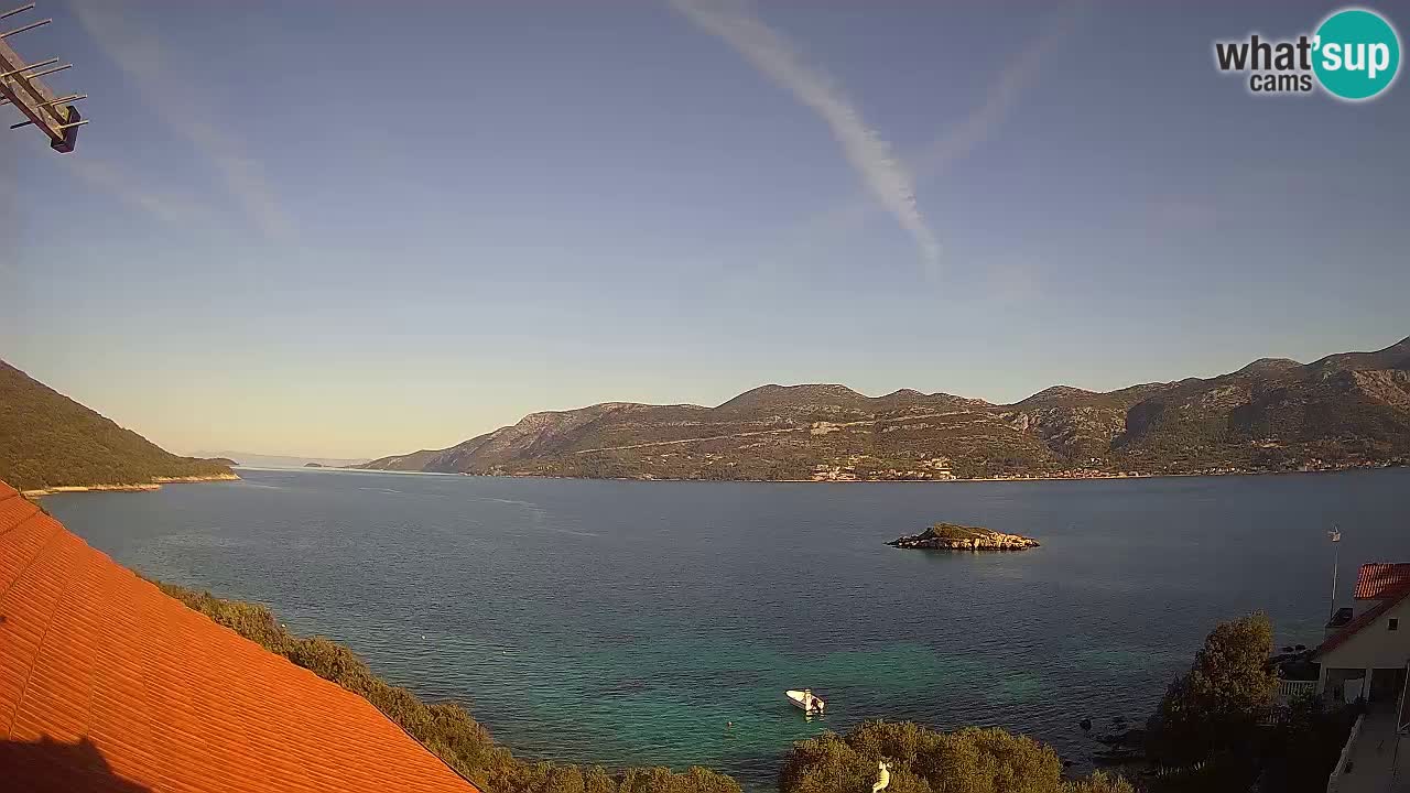 Korčula webcam en direct – Tri Žala Pelješac