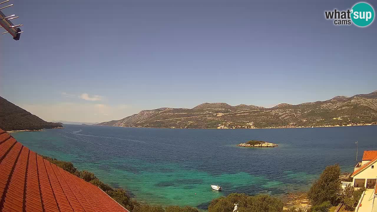 Live Korčula webcam – Tri Žala