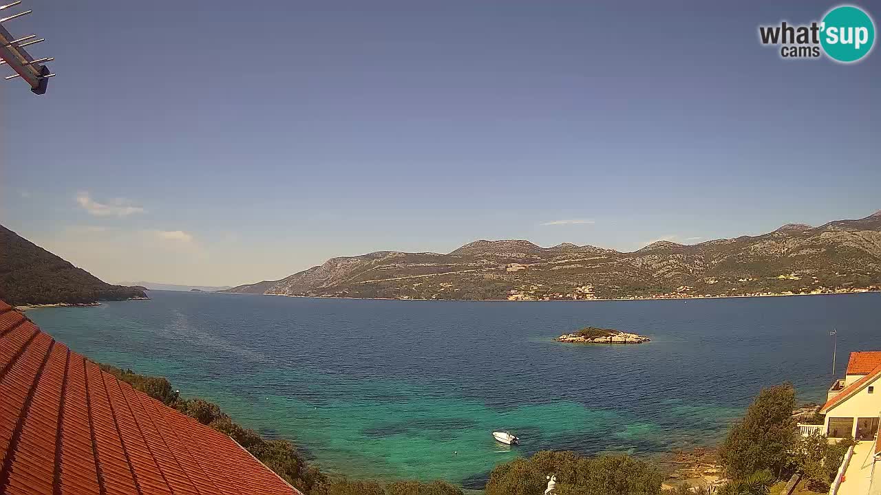 Live Korčula webcam – Tri Žala