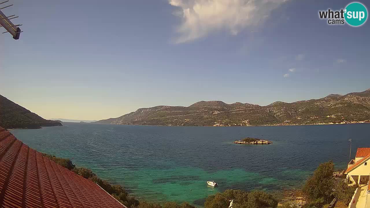 Live-Webcam Korčula Tri Žala – Pelješac