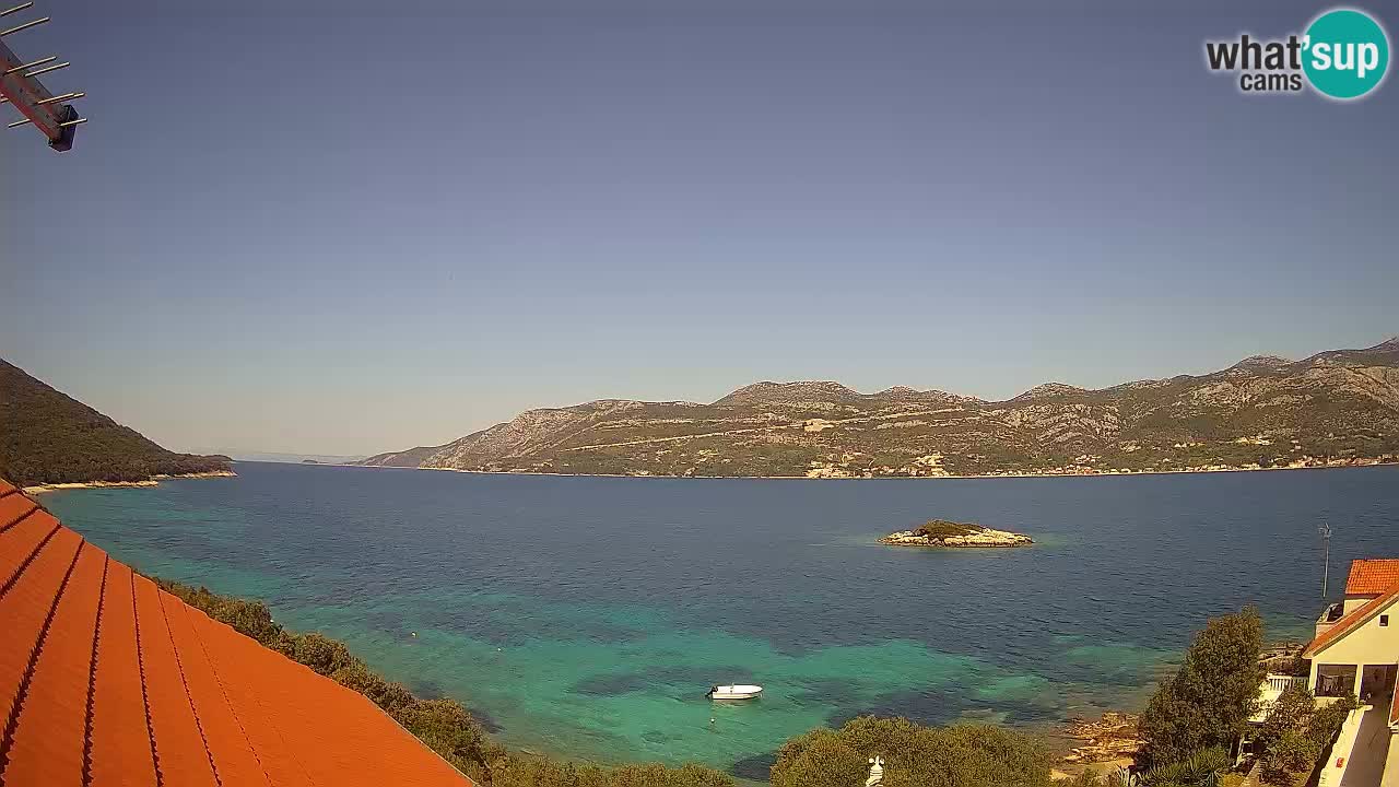 Live Korčula webcam – Tri Žala
