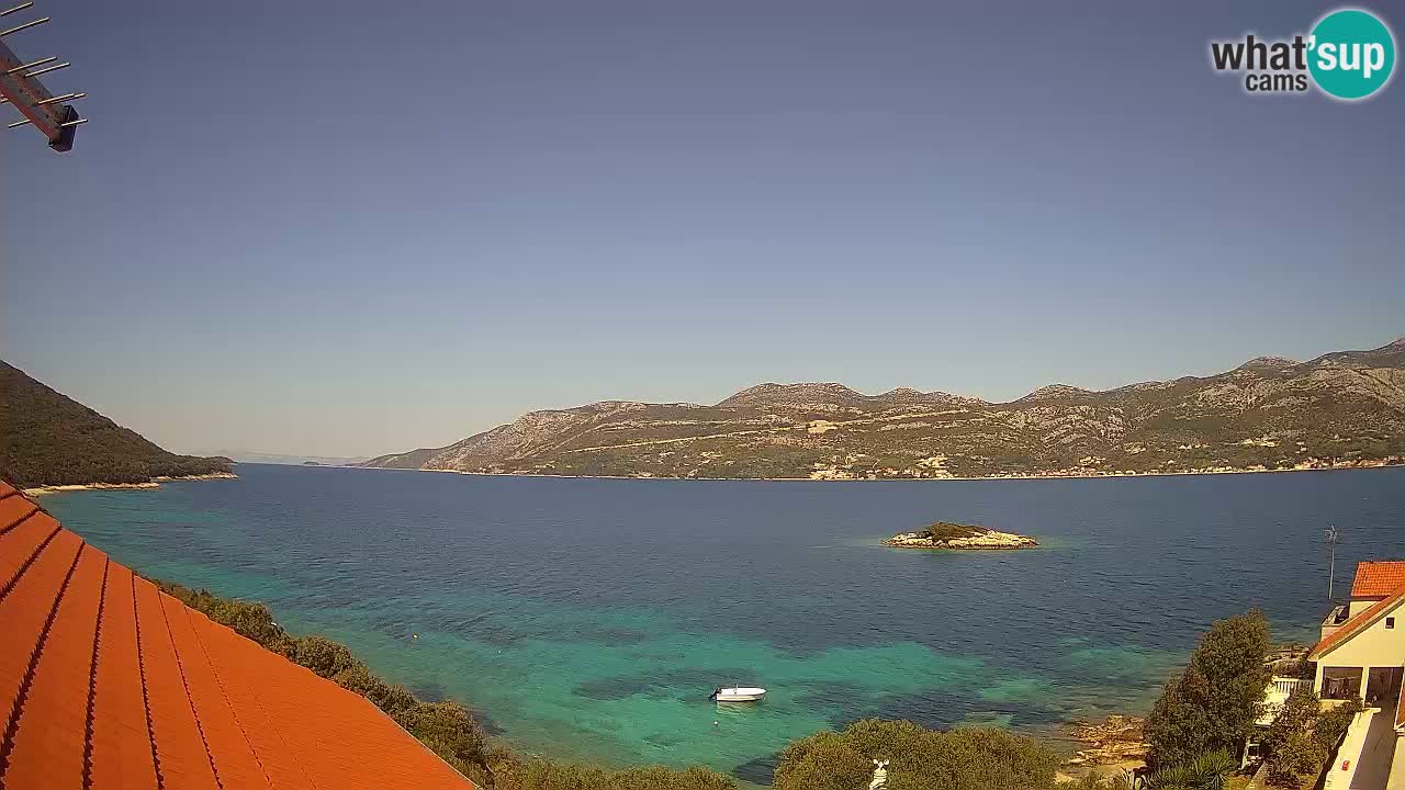 Live Korčula webcam – Tri Žala