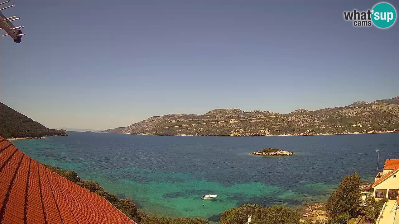 Live Korčula webcam – Tri Žala