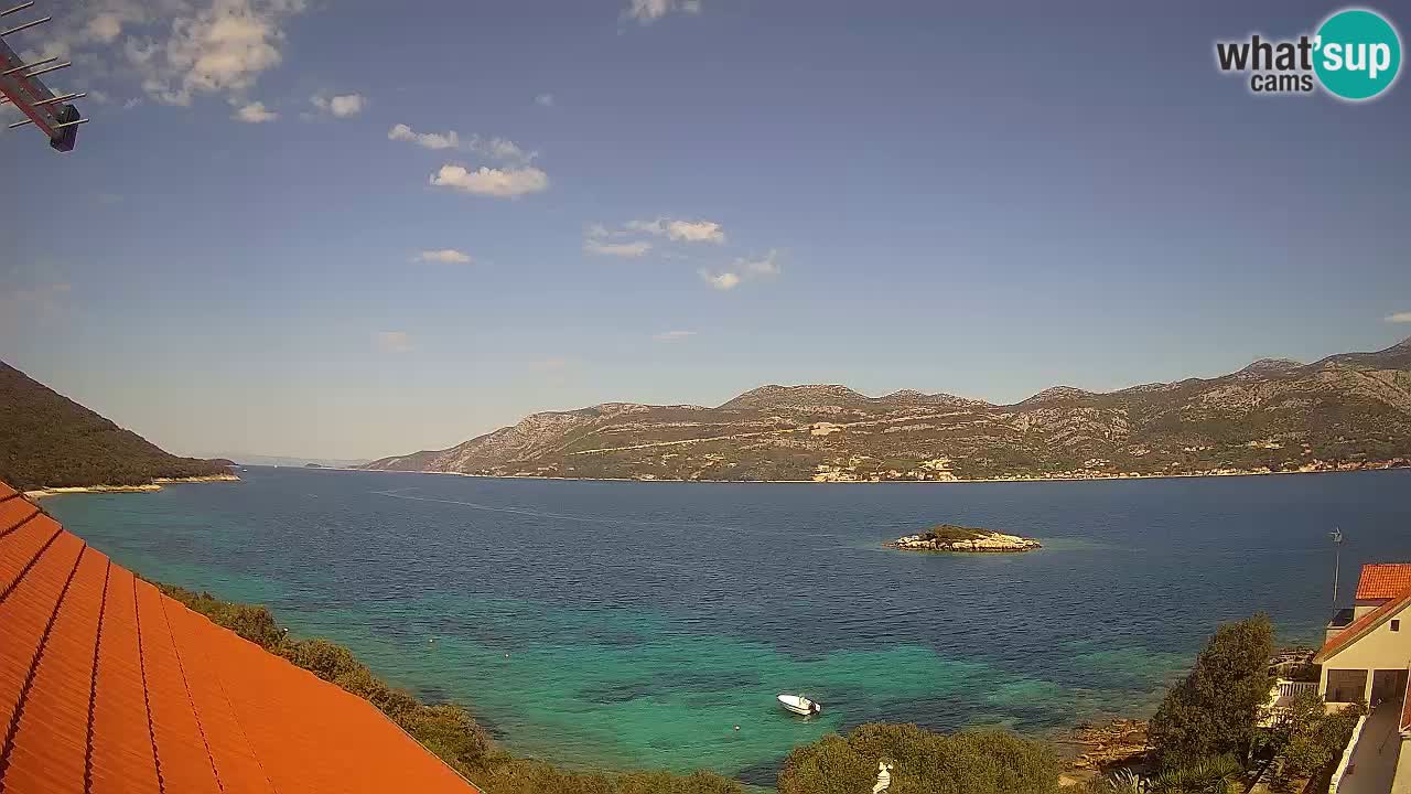 Live-Webcam Korčula Tri Žala – Pelješac
