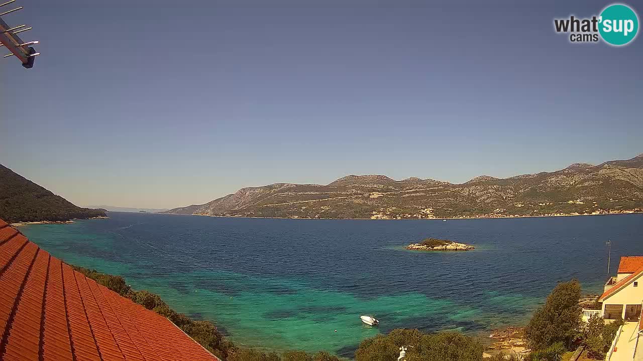 Korčula webcam en direct – Tri Žala Pelješac
