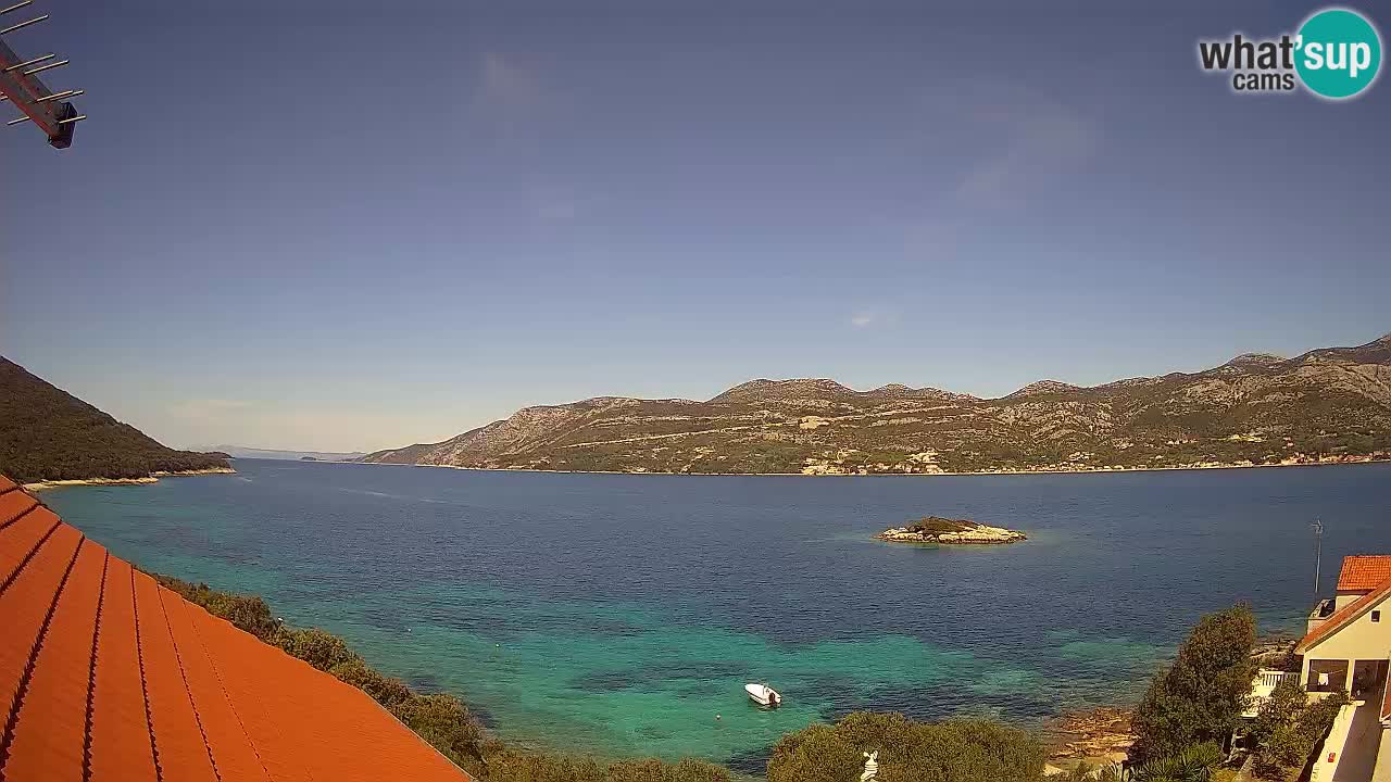 Live Korčula webcam – Tri Žala