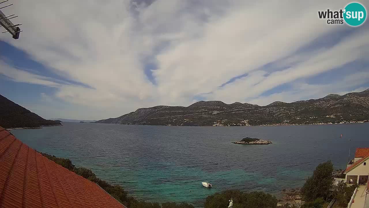 Live Korčula webcam – Tri Žala