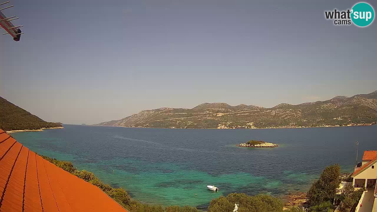 Live Korčula webcam – Tri Žala