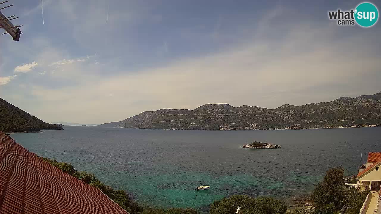 Live-Webcam Korčula Tri Žala – Pelješac