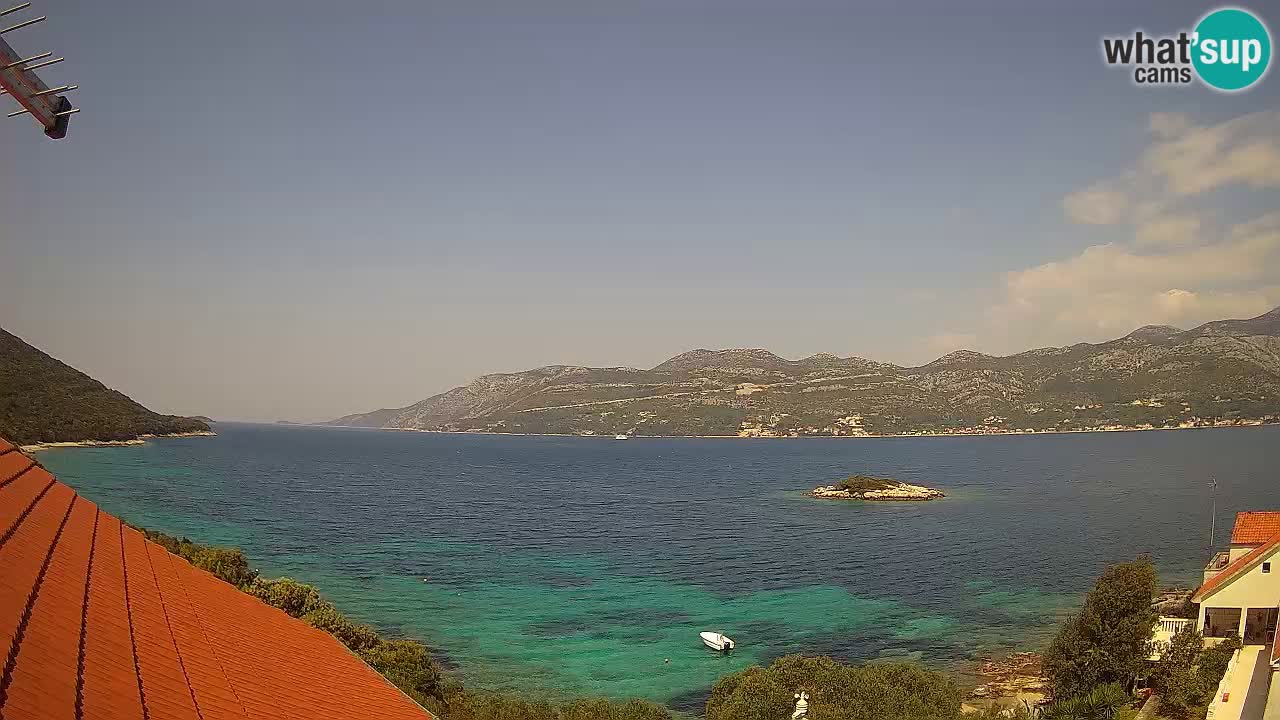 Korčula webcam en direct – Tri Žala Pelješac
