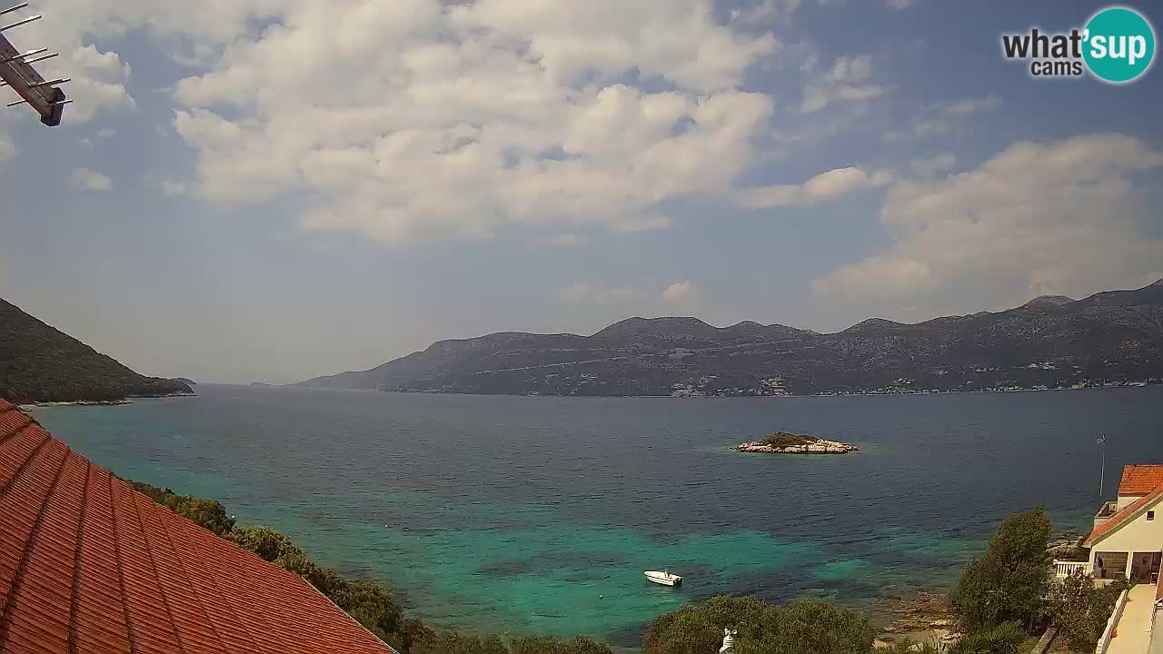 Live-Webcam Korčula Tri Žala – Pelješac