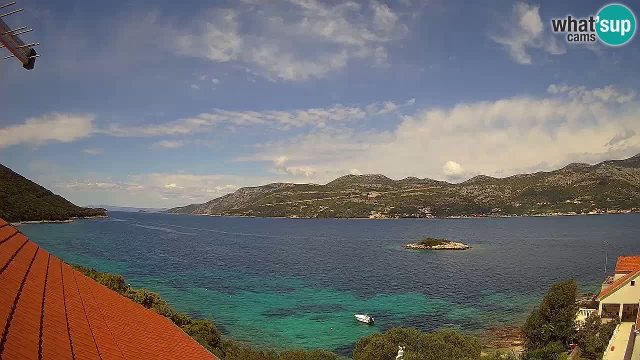 Live Korčula webcam – Tri Žala