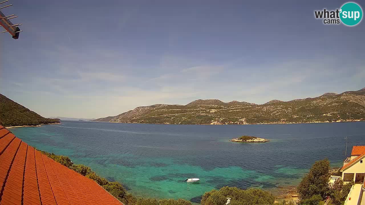 Live Korčula webcam – Tri Žala