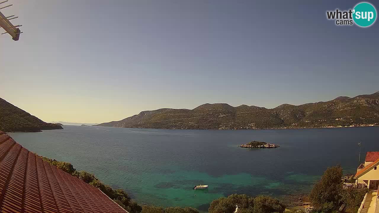 Live Korčula webcam – Tri Žala