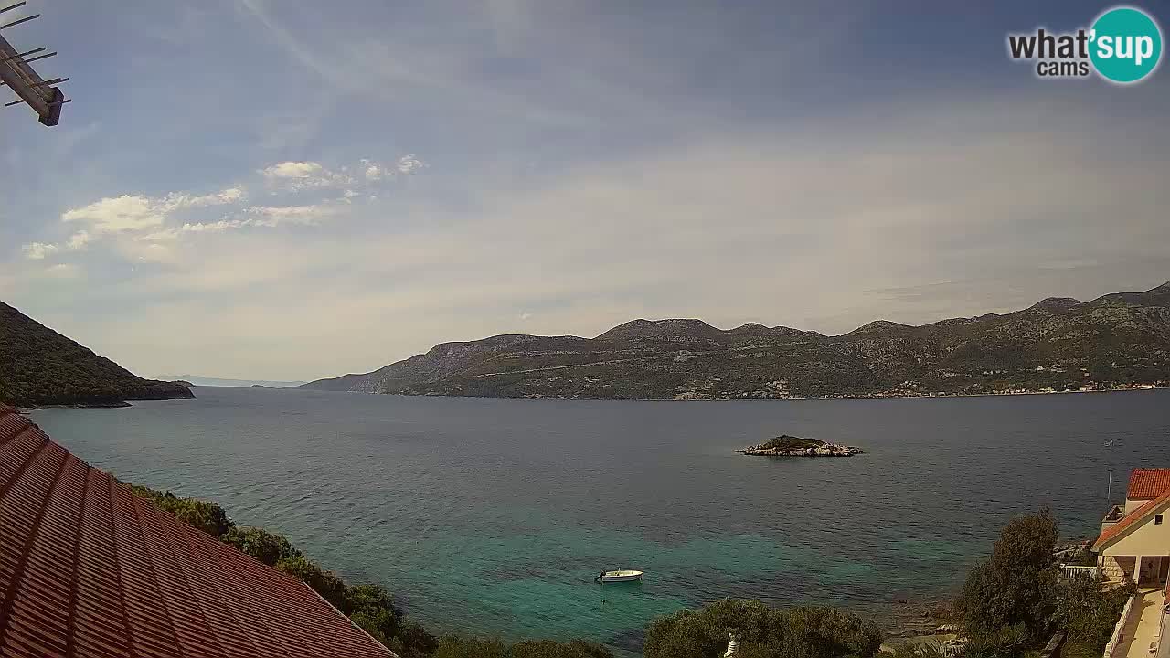 Live Korčula webcam – Tri Žala