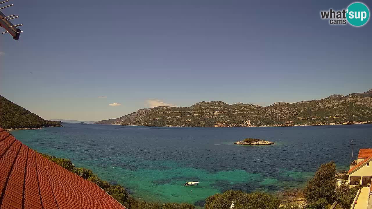 Live Korčula webcam – Tri Žala