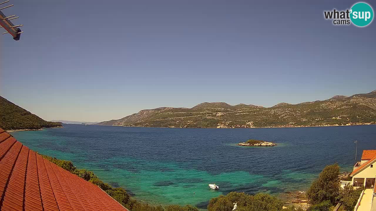 Korčula webcam en direct – Tri Žala Pelješac