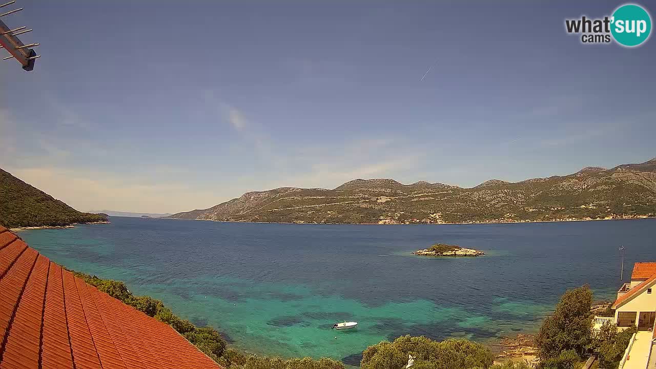 Korčula webcam en direct – Tri Žala Pelješac