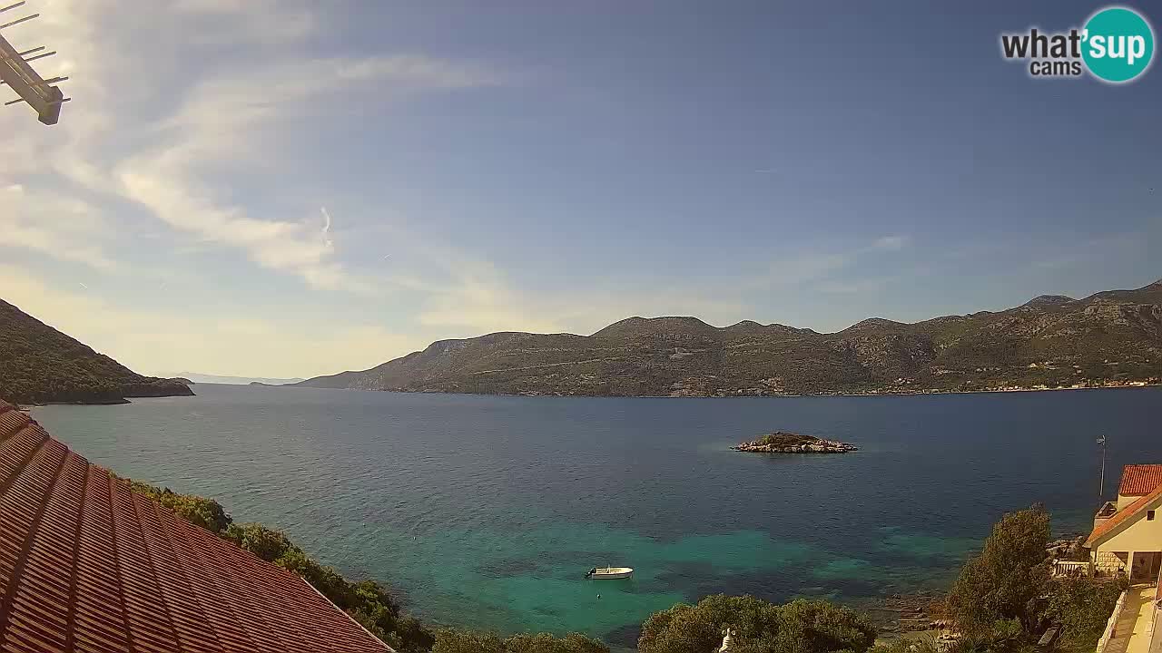 Live-Webcam Korčula Tri Žala – Pelješac