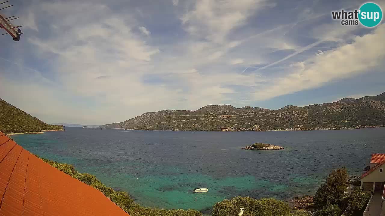 Korčula webcam en direct – Tri Žala Pelješac