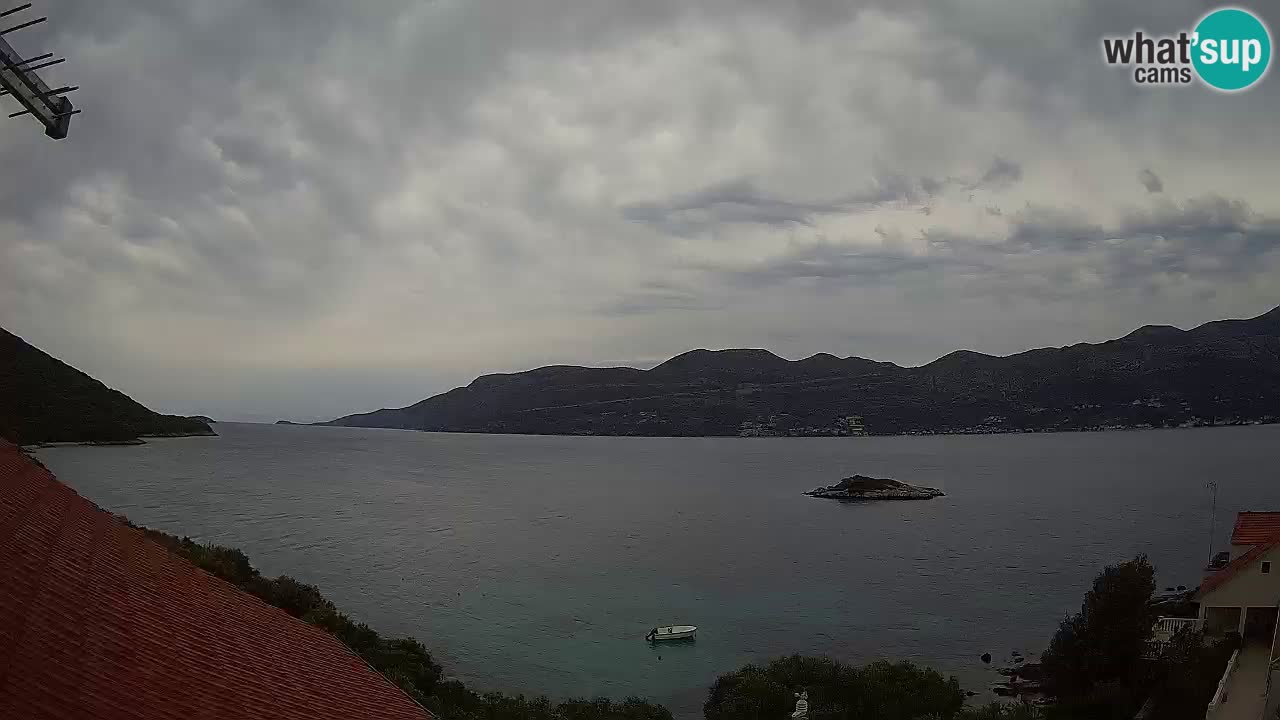 Live Korčula webcam – Tri Žala