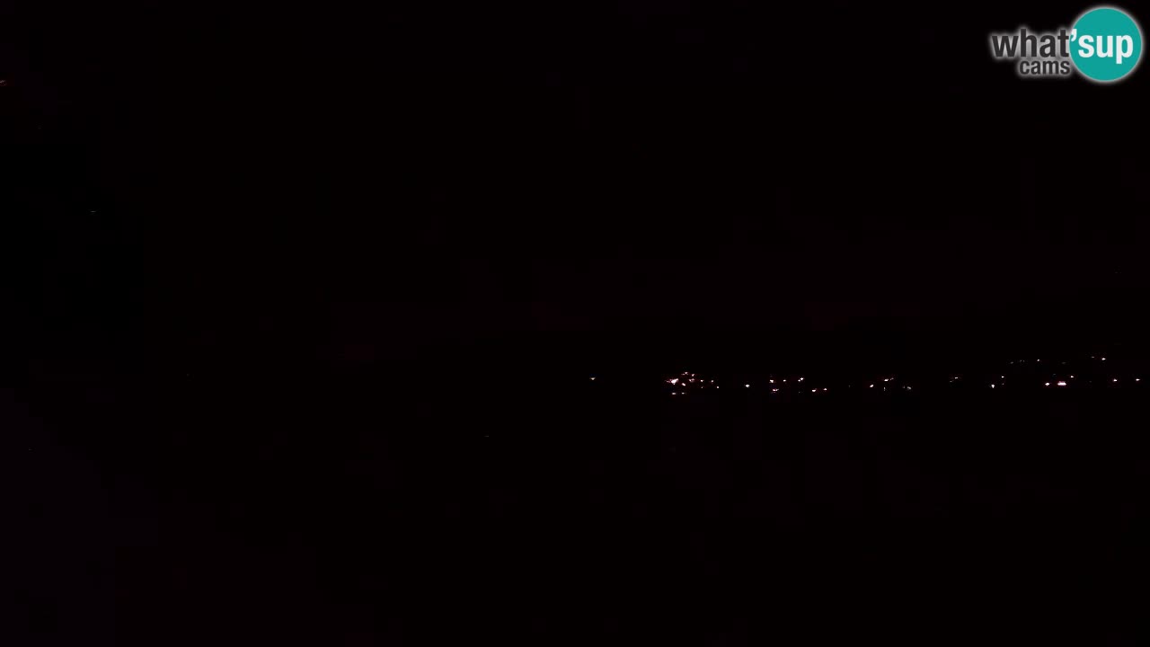 Korčula live webcam – Tri Žala panorama verso Pelješac