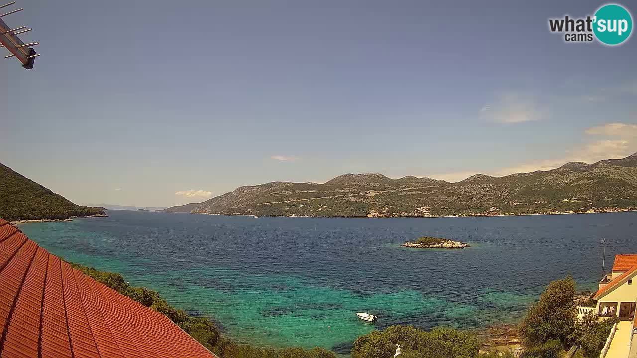 Korčula webcam en direct – Tri Žala Pelješac