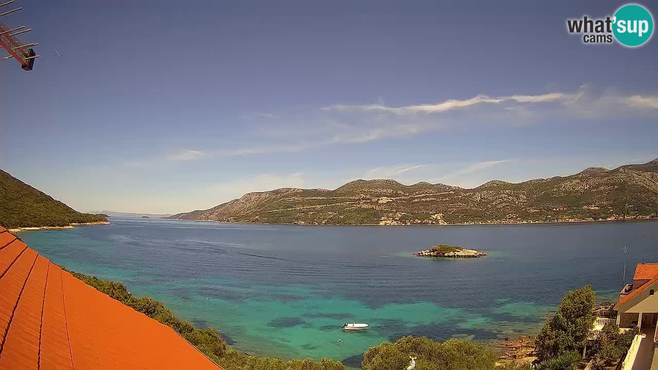 Live Korčula webcam – Tri Žala