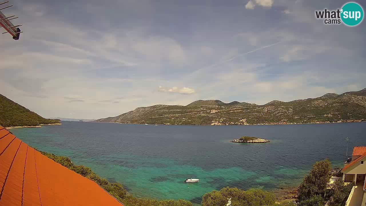 Live Korčula webcam – Tri Žala