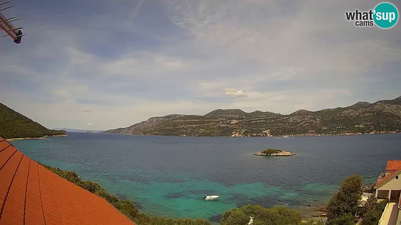 Live Korčula webcam – Tri Žala