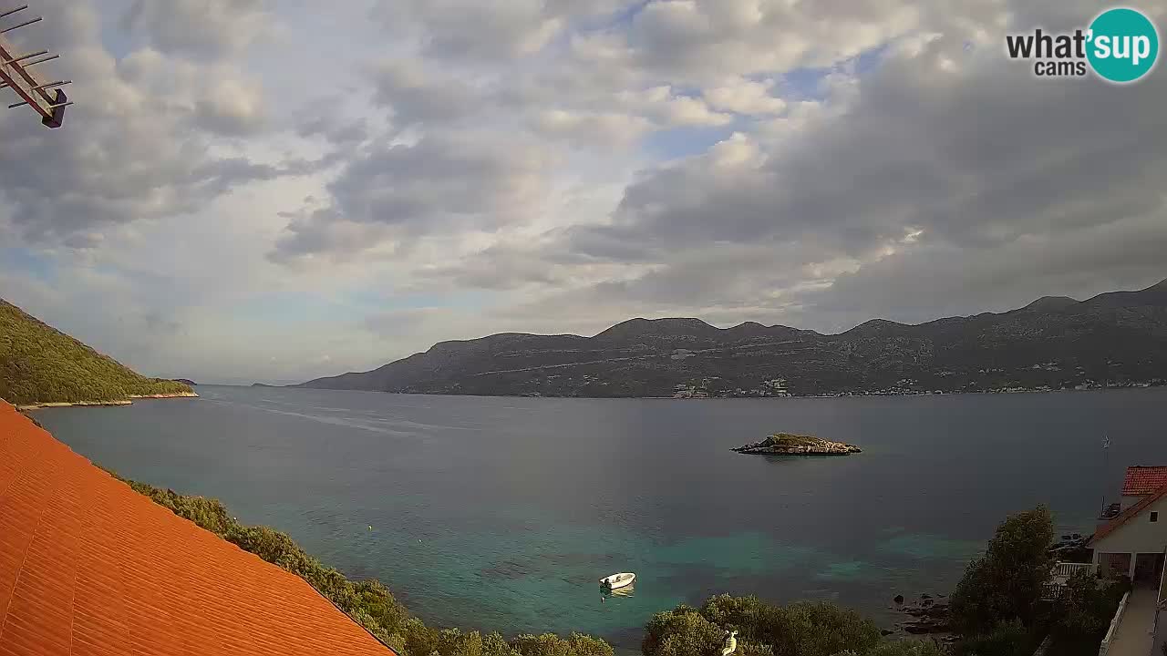 Live Korčula webcam – Tri Žala