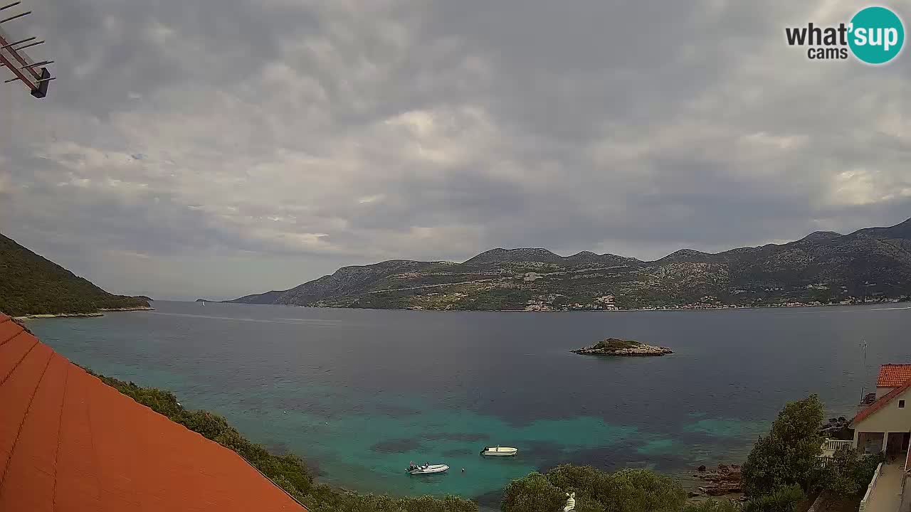 Live Korčula webcam – Tri Žala
