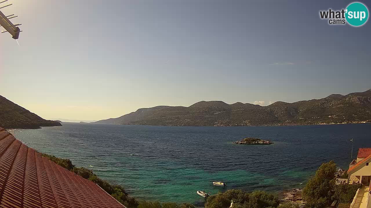 Live Korčula webcam – Tri Žala