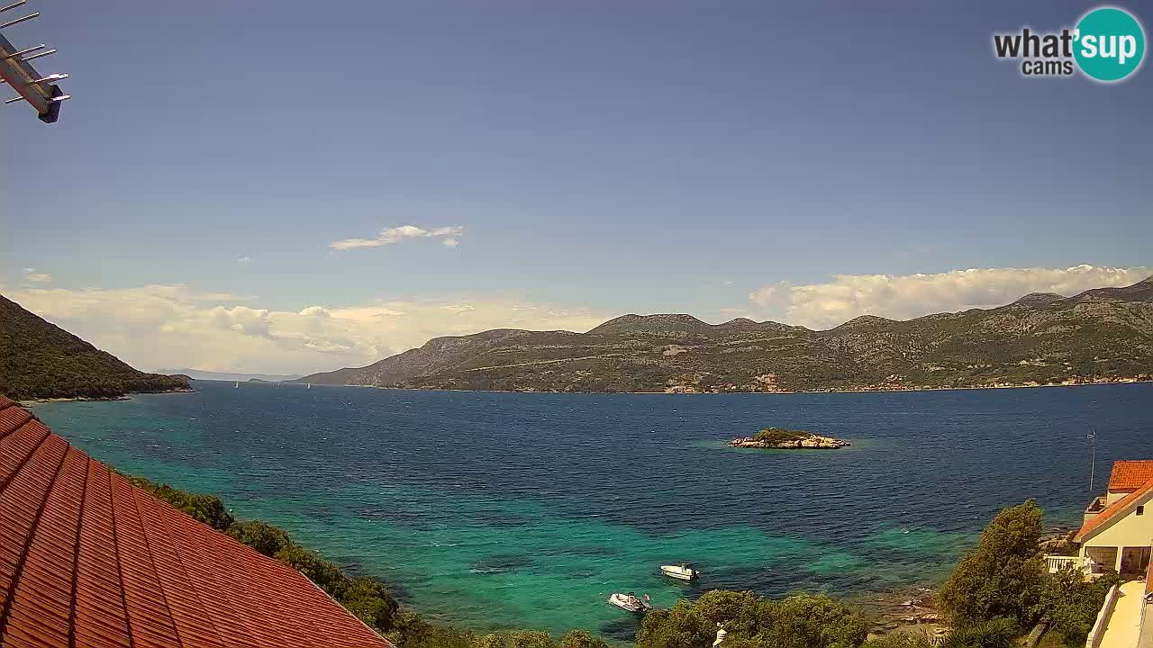 Live Korčula webcam – Tri Žala