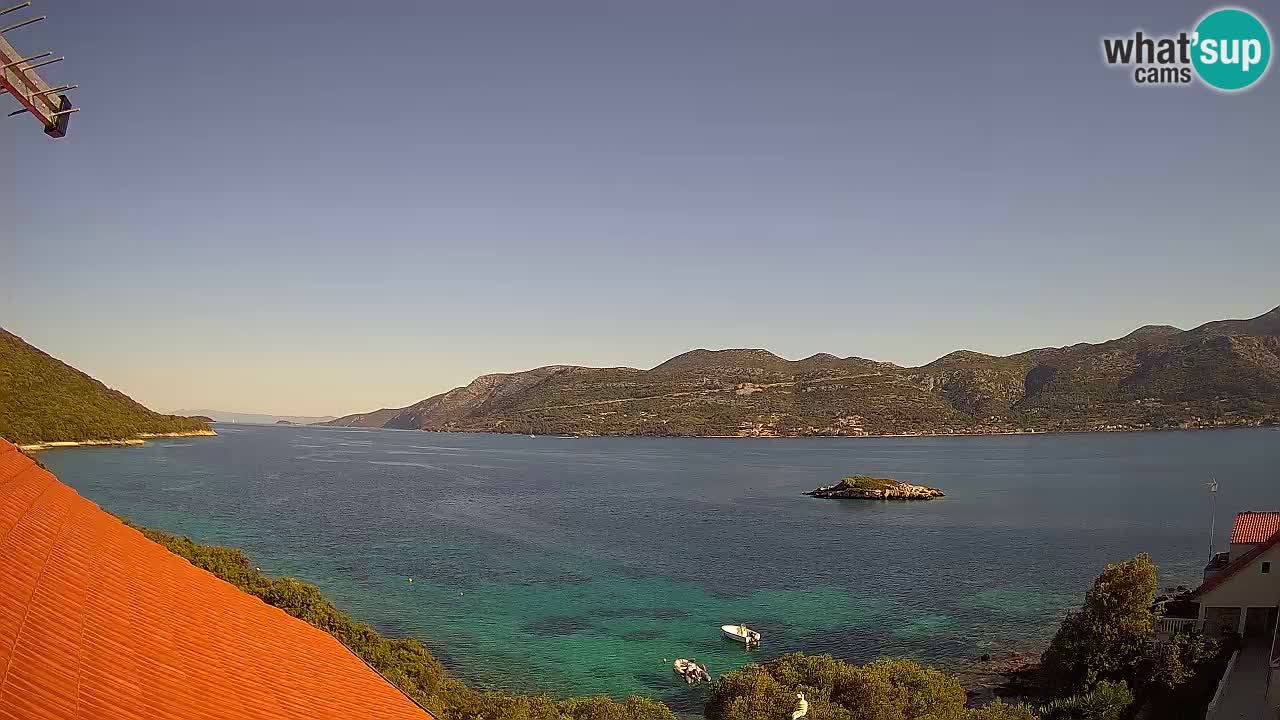 Live Korčula webcam – Tri Žala