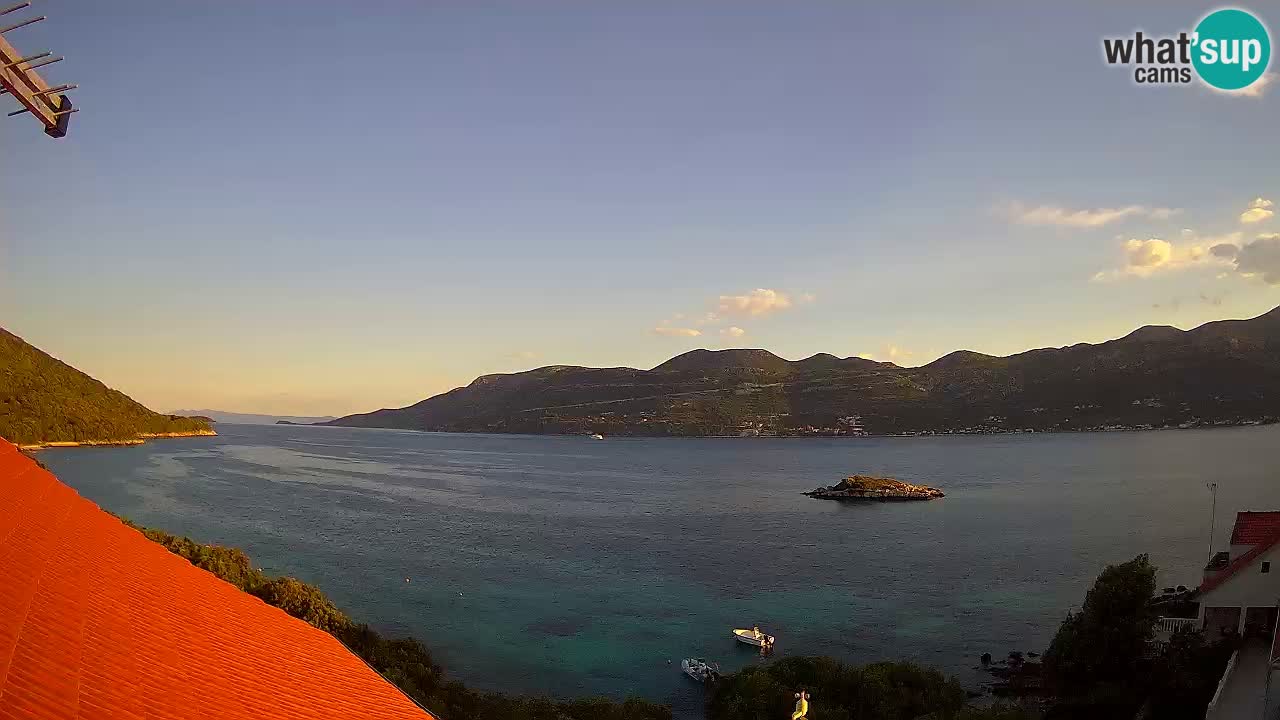 Korčula webcam en direct – Tri Žala Pelješac